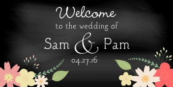 Wedding Chalkboard