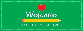 Welcome Back School Apple