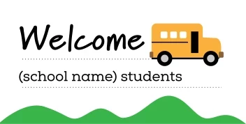 Welcome Back School Bus