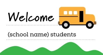 Welcome Back School Bus