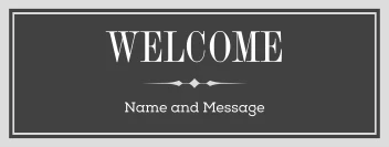 Welcome Slate Business