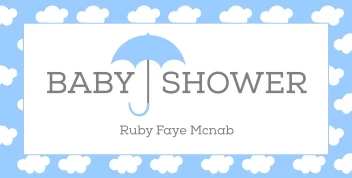 Baby Shower Umbrella