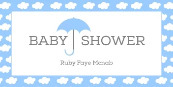Baby Shower Umbrella