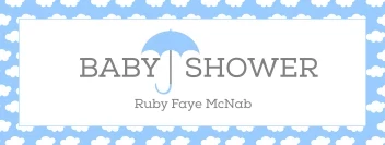 Baby Shower Umbrella