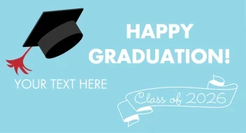 Flying Graduation Hat