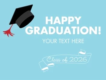 Flying Graduation Hat