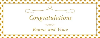 Gold Dot Congratulations