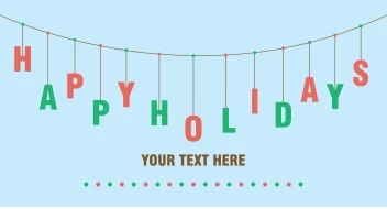 Dangly Holiday Letters