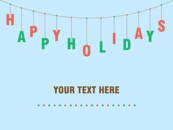 Dangly Holiday Letters