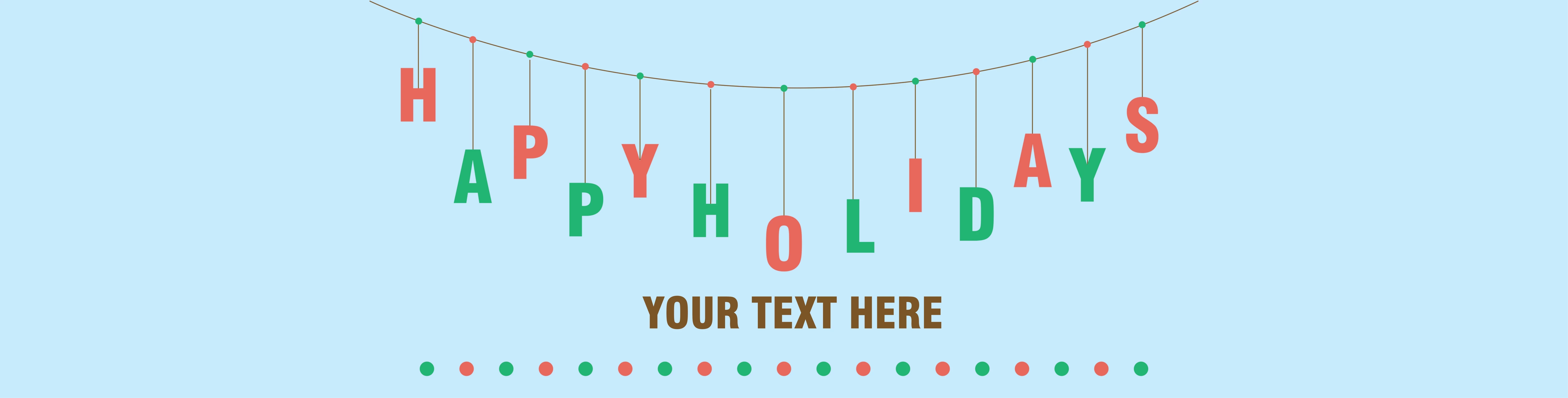 Dangly Holiday Letters