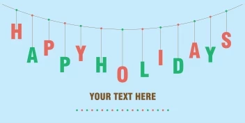 Dangly Holiday Letters