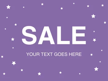 Purple Star Sale