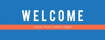 Dotted Pattern Welcome